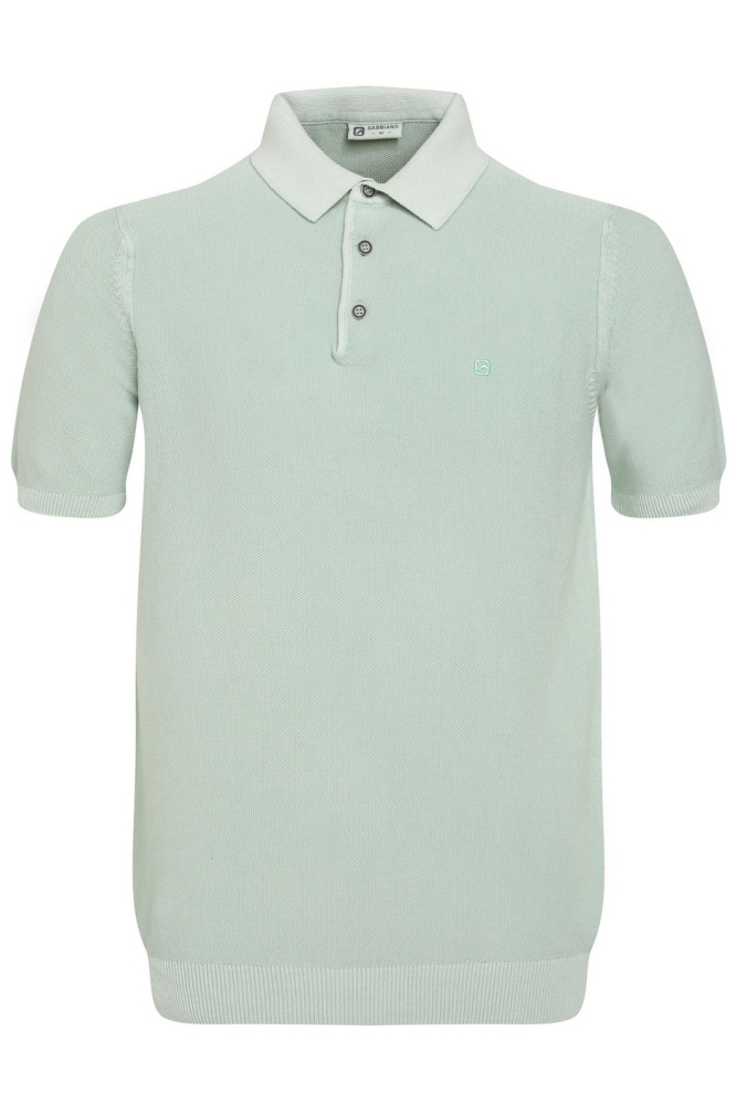 KNIT POLO 234535 599 sea green